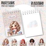 Bloquinho A6 - PROFESSORA ESCOLHA A MASCOTINHA - Imagem 3