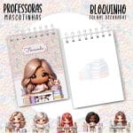 Bloquinho A6 - PROFESSORA ESCOLHA A MASCOTINHA - Imagem 4