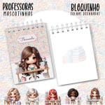 Bloquinho A6 - PROFESSORA ESCOLHA A MASCOTINHA - Imagem 10