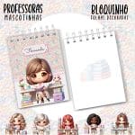 Bloquinho A6 - PROFESSORA ESCOLHA A MASCOTINHA - Imagem 12