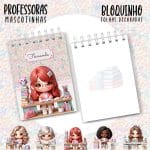 Bloquinho A6 - PROFESSORA ESCOLHA A MASCOTINHA - Imagem 13