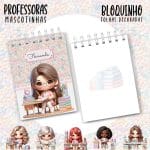 Bloquinho A6 - PROFESSORA ESCOLHA A MASCOTINHA - Imagem 14
