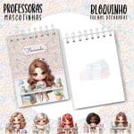 Bloquinho A6 - PROFESSORA ESCOLHA A MASCOTINHA - Imagem 17