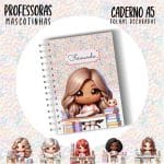 Caderno A5 - PROFESSORA ESCOLHA A MASCOTINHA - Imagem 5