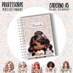 Caderno A5 - PROFESSORA ESCOLHA A MASCOTINHA - Imagem 6