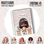 Caderno A5 - PROFESSORA ESCOLHA A MASCOTINHA - Imagem 10
