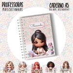 Caderno A5 - PROFESSORA ESCOLHA A MASCOTINHA - Imagem 13