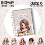 Caderno A5 - PROFESSORA ESCOLHA A MASCOTINHA - Imagem 16