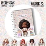 Caderno A5 - PROFESSORA ESCOLHA A MASCOTINHA - Imagem 17