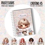 Caderno A5 - PROFESSORA ESCOLHA A MASCOTINHA - Imagem 18