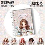 Caderno A5 - PROFESSORA ESCOLHA A MASCOTINHA - Imagem 19