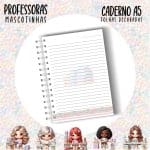 Caderno A5 - PROFESSORA ESCOLHA A MASCOTINHA - Imagem 2