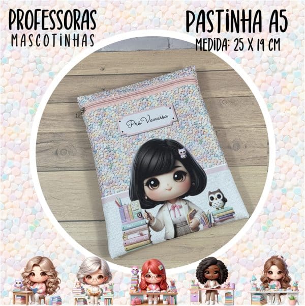 Pastinha A5 - PROFESSORA ESCOLHA A MASCOTINHA - Imagem 1