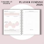 Planner Feminino 2026 - Visão Semanal em BOX - Imagem 11