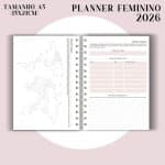 Planner Feminino 2026 - Visão Semanal em BOX - Imagem 10