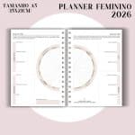 Planner Feminino 2026 - Visão Semanal em BOX - Imagem 9