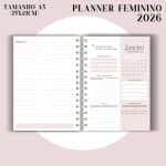 Planner Feminino 2026 - Visão Semanal em BOX - Imagem 3
