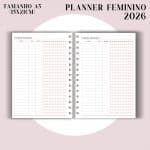 Planner Feminino 2026 - Visão Semanal em BOX - Imagem 6