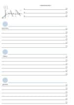 FICHÁRIO/PLANNER MASCULINO - PERMANENTE - Visão Semanal Linhas - Azul