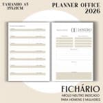 Fichário/Planner Office 2026 - Visão Semanal em BOX - Imagem 7