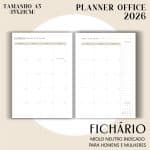 Fichário/Planner Office 2026 - Visão Semanal em BOX - Imagem 8
