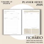 Fichário/Planner Office 2026 - Visão Semanal em BOX - Imagem 9